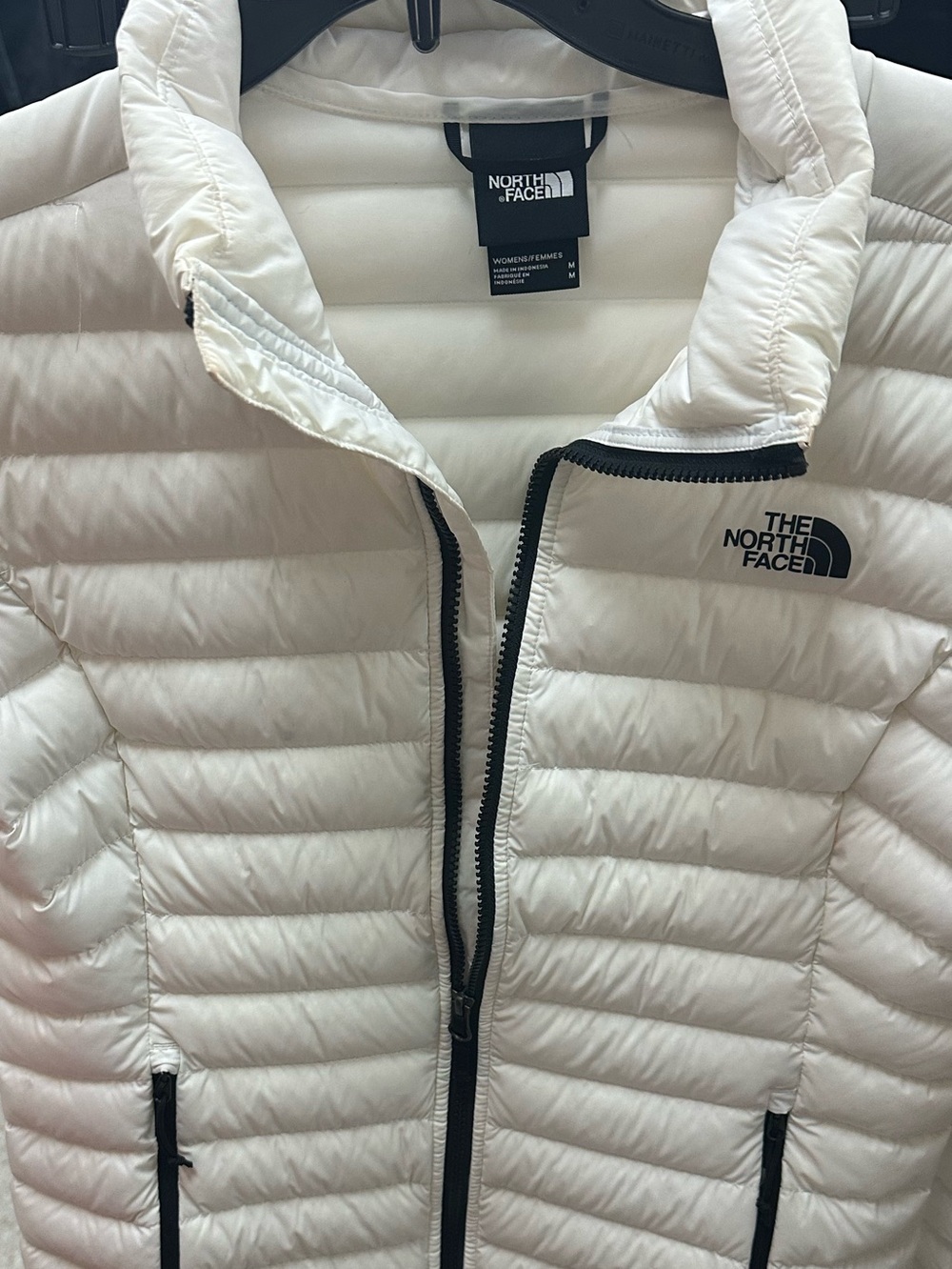 The North Face white  Quilted Packable Puffer Jacket
